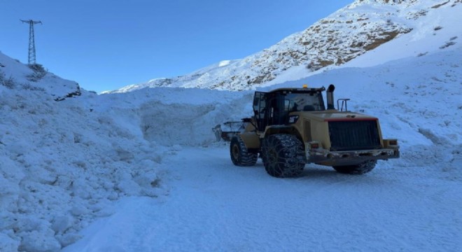 Kemaliye grup köy yolunda çığ 